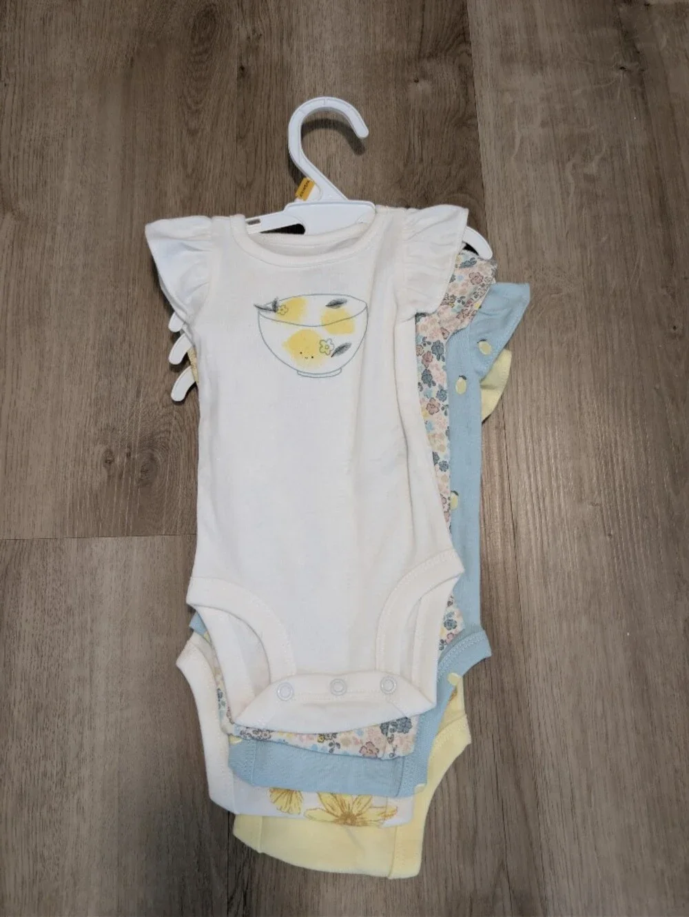 Carter's Colorful Floral Short-Sleeve Baby Bodysuits Pack of 5